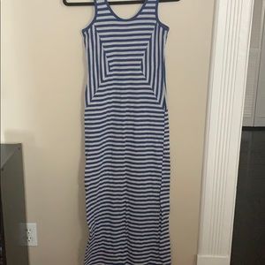 Medium size blue maxi dress